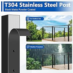Zylorix 2Pack 36" T304 L-drilled Cable Railing