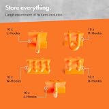 VonHaus Garage Tool Storage Pegboard with Shelf and 50 Hooks view 3