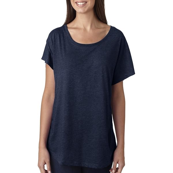 donmama Next Level Apparel 6760 Lady Tri-Blend Dolman Tee Shirt