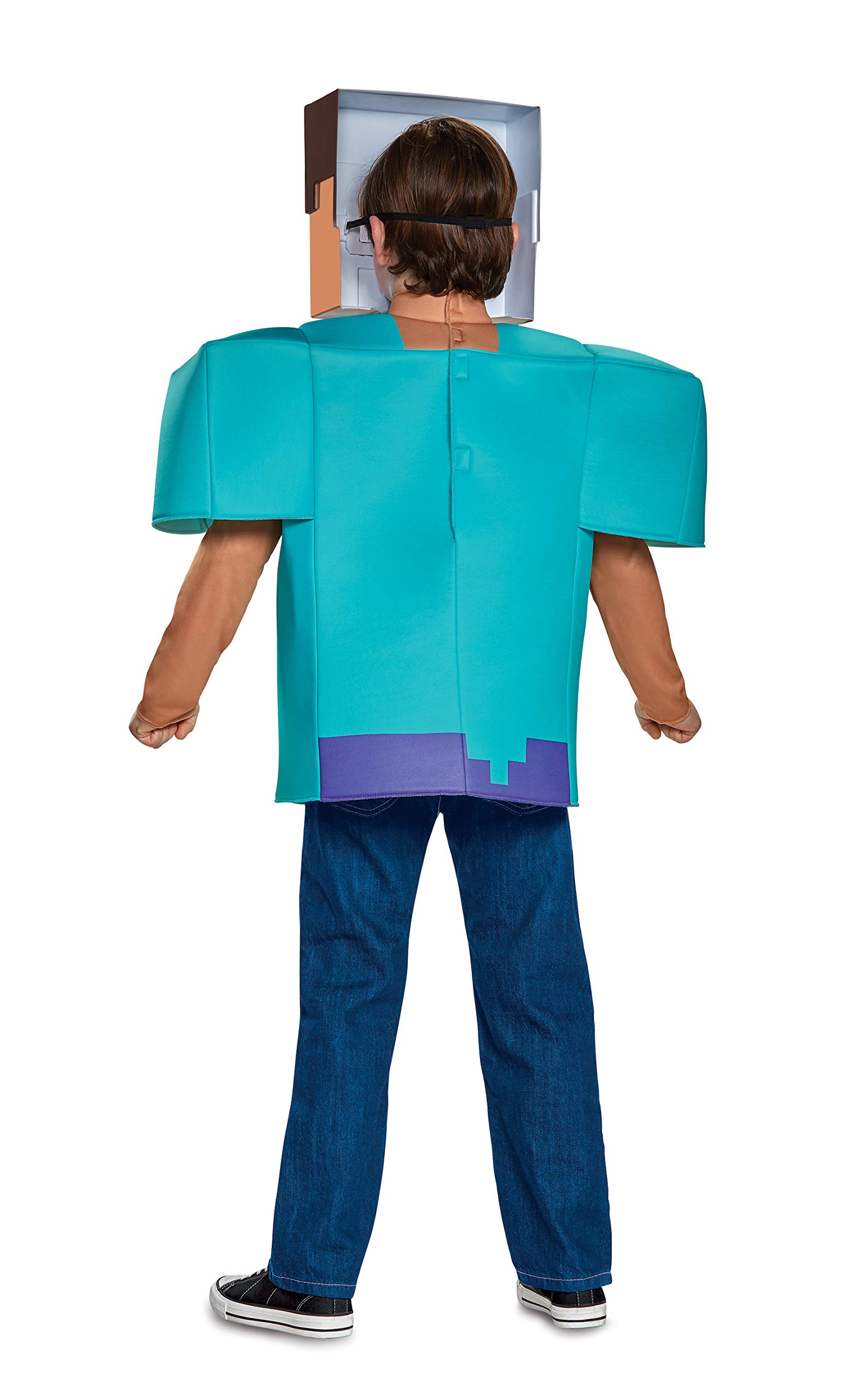 Steve Classic Minecraft Costume, Multicolor, Small (4-6)