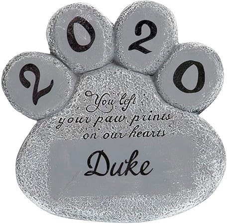 dog paw print remembrance
