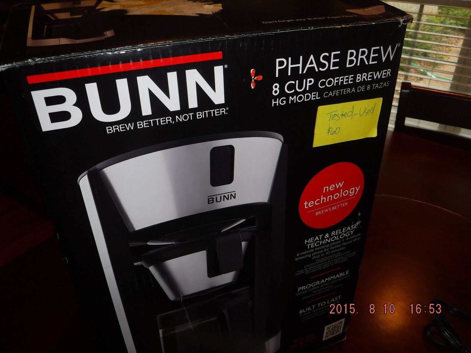 Bunn Hg Phase Brew 8 Cup Home Coffee Brewer | Desertcart Cayman Islands