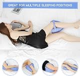 BEAUTRIP Leg Pillow Ergonomic Knee Pillow with Strap Memory Foam view 3