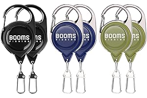 Booms Fishing RG1 Fly Fishing Zinger Retractor 3 pcs