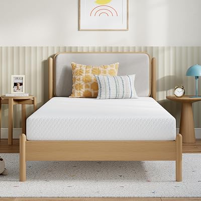 Novilla 8 Inch Twin Size Mattress, Twin Memory Foam Mattress for Kids with Comfortable & High-Density Support Foam for Cool Touch & Pressure Relief Mattresses in a Box Medium Firm Feel