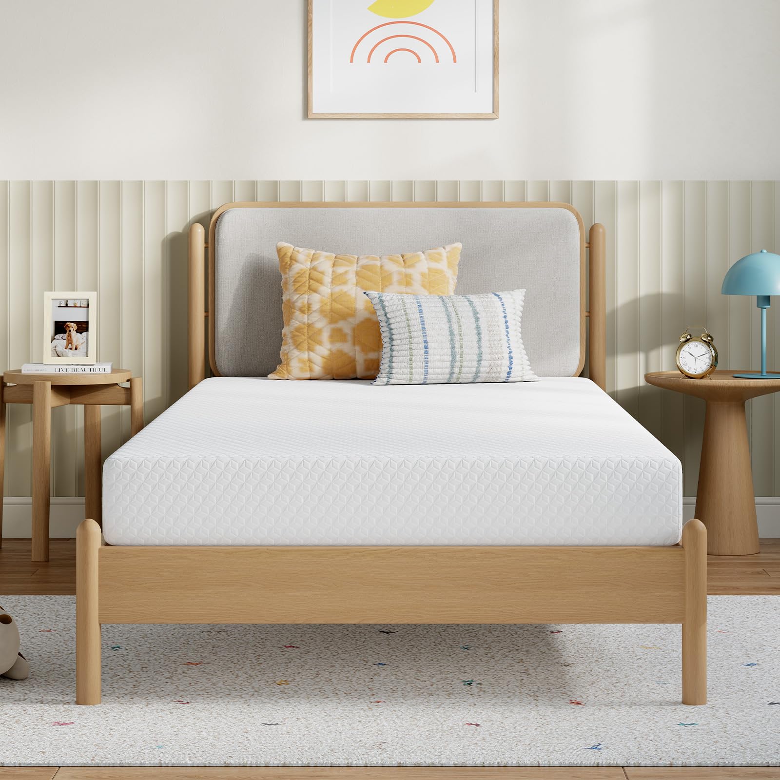 Photo 1 of (USED/FAIR) (BAGGED) Novilla 6 Inch Queen Size Mattress, Queen Memory Foam Mattress with Cooling Foam & Breathable Comfort Layer, Removable Cover, Pressure Relief Mattresses in a Box for Cool Touch & Support