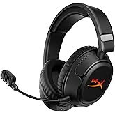 HyperX Cloud Flight 2 &ndash; Wireless Gaming Headset for PS5, PS4, Switch, PC, Mac, and Mobile, Up to 100-Hour (2.4GHz) / 150-Hour (Bluetooth) Battery, Customizable RGB, Removable Earcup Plates &ndash; Black
