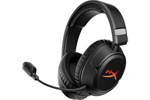 HyperX Cloud Flight 2 – Wireless Gaming Headset, Customizable RGB Lighting with Removable Earcup Plates, up to 100 Hours of B