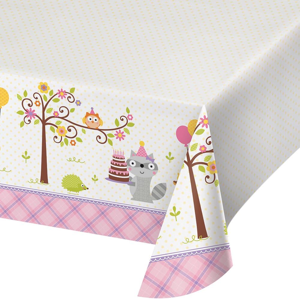 Best woodland birthday party table cloth