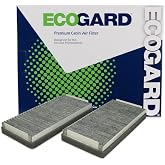 ECOGARD XC18153C Premium Cabin Air Filter with Activated Carbon | Fits 2000-2006 Mercedes-Benz S430 4.3L, S500 5.0L, CL500 5.0L; 2001-2006 S55 AMG, CL55 AMG 5.5L; 2006 S350 3.7L, S65 AMG 6.0L