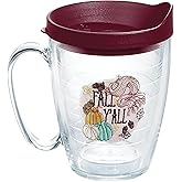 Tervis Fall Y'all Thanksgiving Made in USA Double Walled Insulated Tumbler Travel Cup Keeps Drinks Cold & Hot, 16oz Mug, Classic