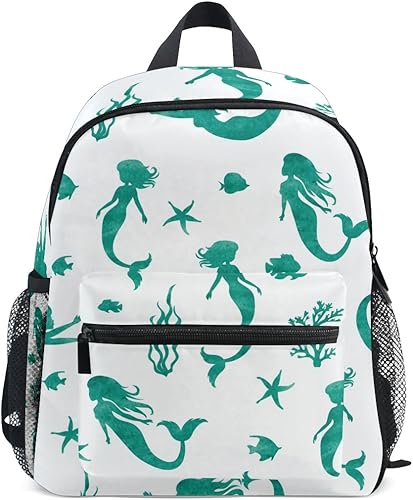 Amazon Natax リュック レディース 小型 ミニリュック おしゃれ人魚 緑 リュックサック ディパック 人気 かわいい ショルダー バックパックキャンバスバッグ 多機能 通学 出張 旅行 撥水 人気 Natax レディース