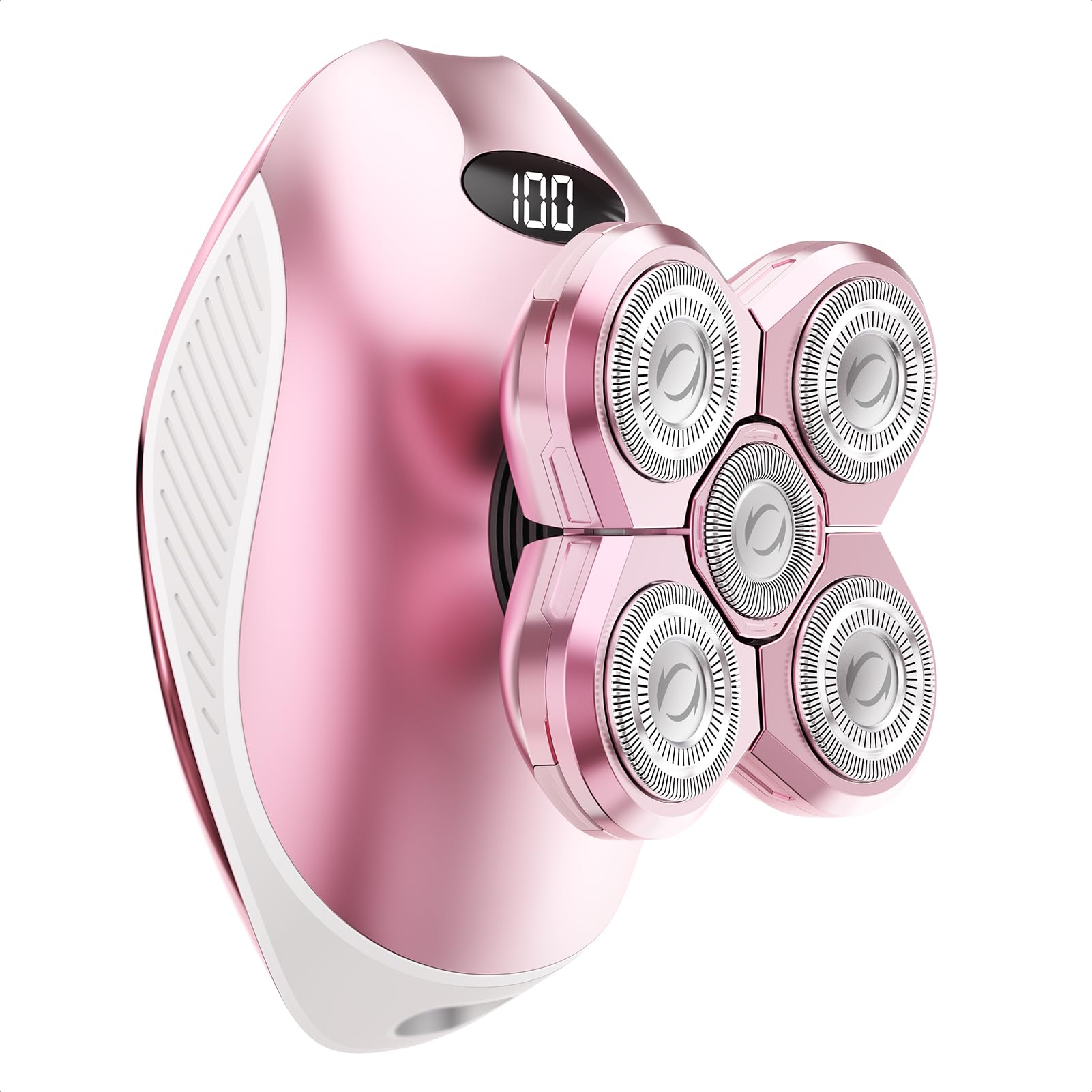 Photo 1 of Electric Razors for Women, 5-in-1 Rechargeable Body Shaver - Waterproof Wet Dry Hair Remover - Trimmer for Lady Face Underarms Bikini,Lips,arms, Legs