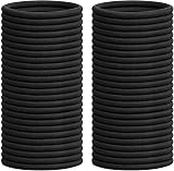 ZHIYE 100pcs Elastic Hair Bands 4mm No Metal Strong Hair Ties Kids Women