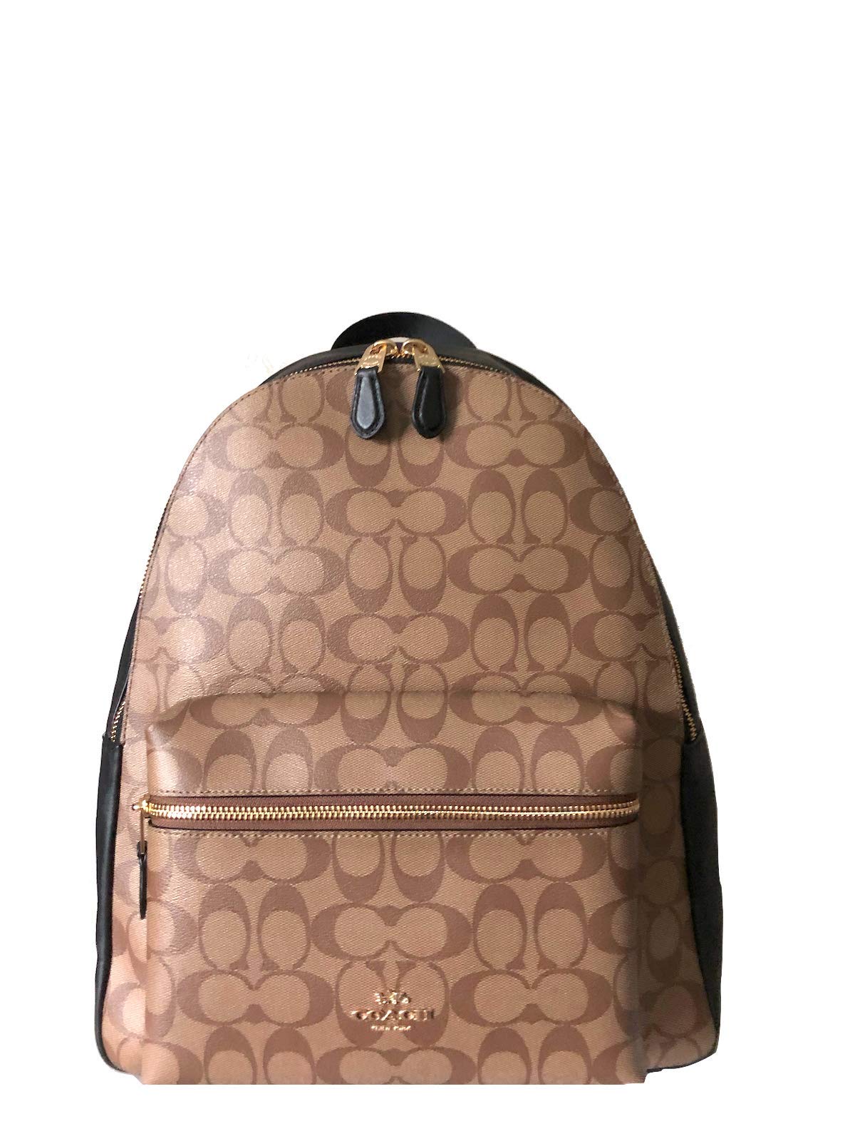 coach charlie pebble leather backpack
