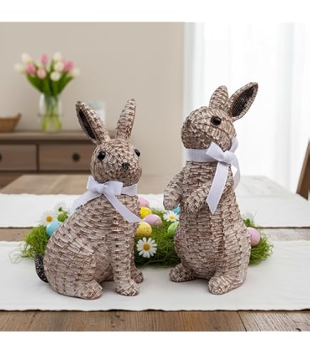 Amazon.com: T-Lab. polepole Wooden animal Family Set Rabbit : Home