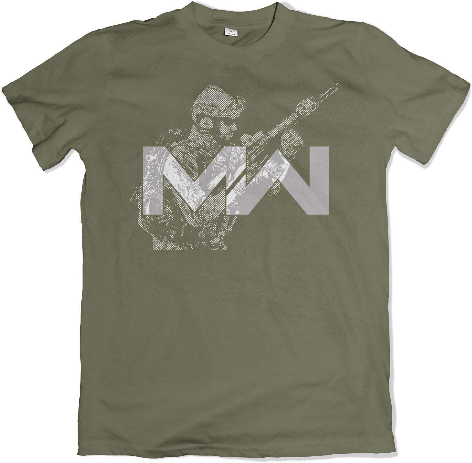 Modern Soldier Ready for Warfare Gamer T Shirt
