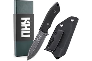 KHU Mini Fixed Blade Knife edc pocket knife Survival Knife Camping Knife D2 Steel G10 Handle, Outdoor Camping Accessories Cam