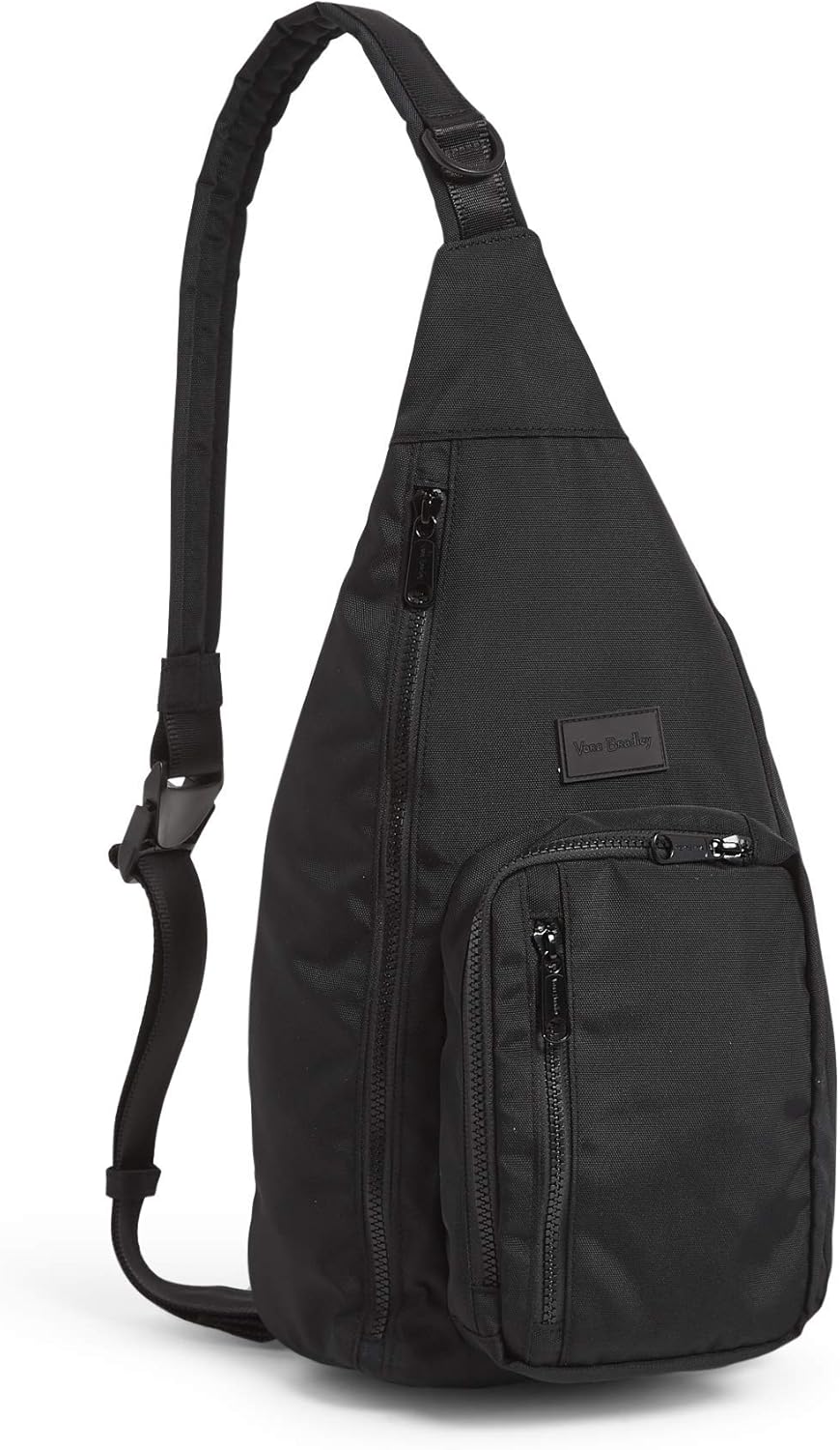 Vera Bradley Women's Recycled Lighten Up ReActive Sling Backpack, Black, One Size: Shoes
