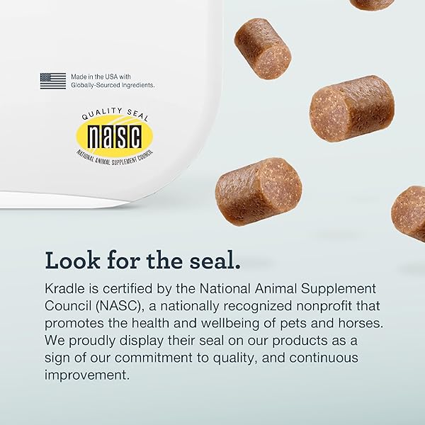 KRADLE HIP AND JOINT CHEWS FOR DOGS – DAILY MOBILITY & JOINT HEALTH SUPPLEMENT – SOFT CHEWS WITH GLUCOSAMINE, CHONDRIOTIN, MSM, HYALURONIC ACID & TURMERIC – 75 CHEWS