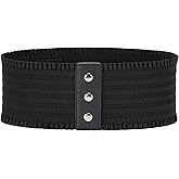 ALAIX Women's Wide Belt Stretchy Dress Belts Elastic Snap-Button Corset Belts for Women Waist Belt Waistband