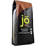 STONE COLD JO: 12 oz, Cold Brew Coffee Blend, Dark Roast, Whole Bean Organic Coffee, Low Acidity, Great Brewed Hot Too, USDA 