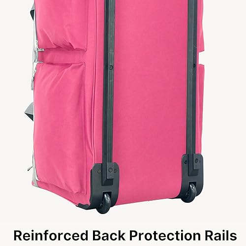 Olympia 22 inch Carry On Pockets Wheeled Rolling Duffel - Main Image