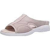 Easy Spirit Women's Tine 4 Slide Sandal, Taupe, 5.5 M US