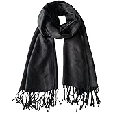 Wendyfull Reversible Paisley Pashmina Shawl Wrap for Women Rave Scarf Vintage Jacquard Scarves Soft All Seasons