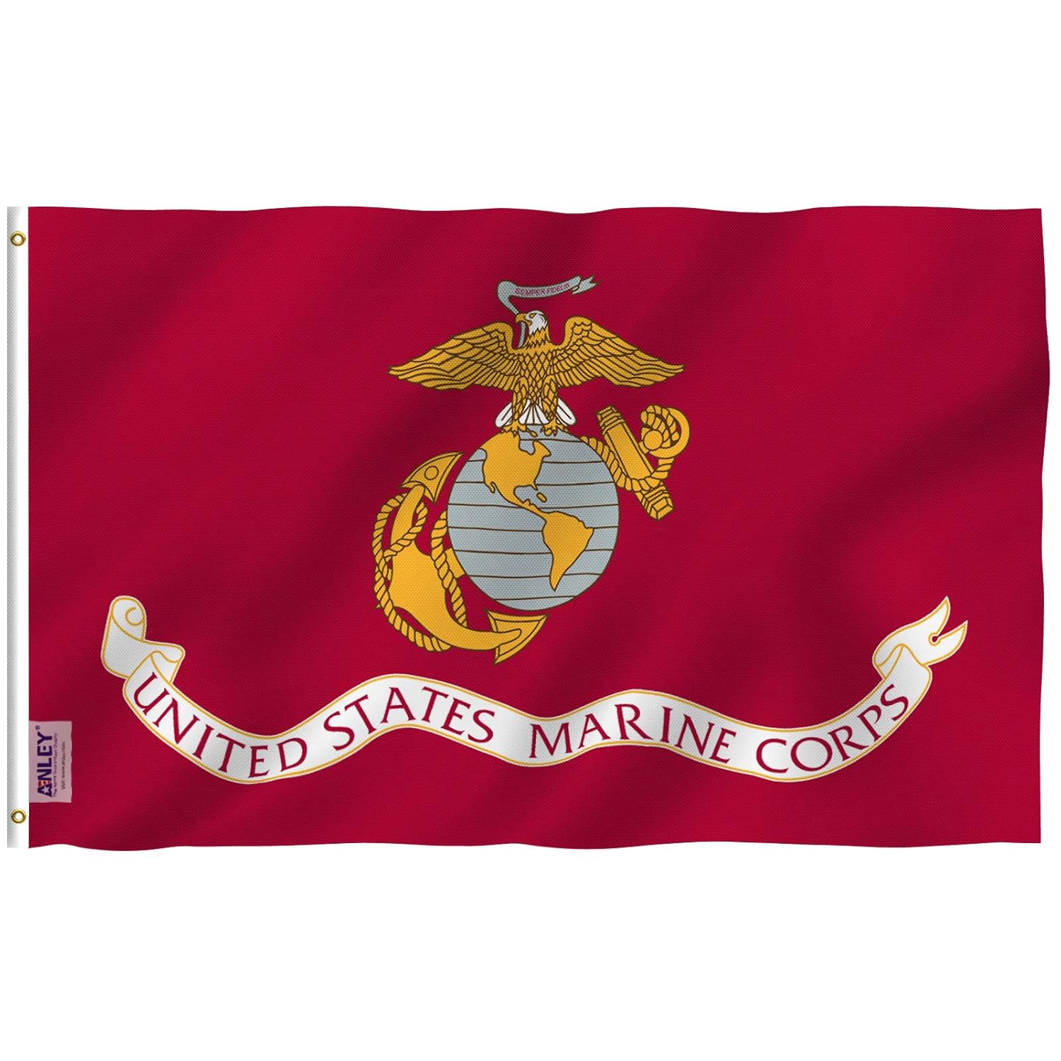 Amazoncom Anley Fly Breeze 3x5 Foot US Marine Corps Flag Vivid