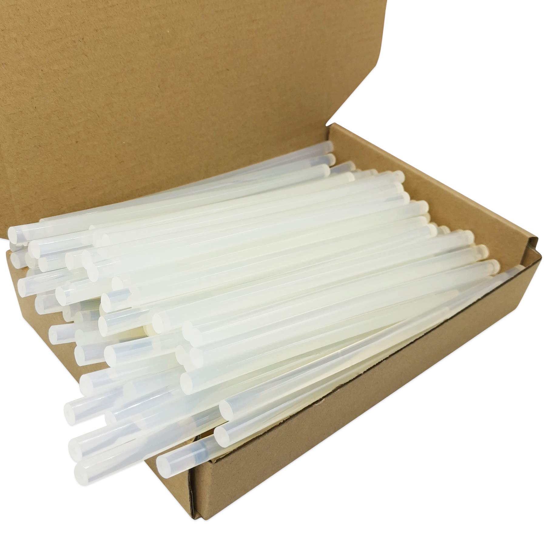 FZGUSYAF Hot Glue Sticks 7x180mm Clear Adhesive for 7mm Hot Glue Gun - 110 Pack