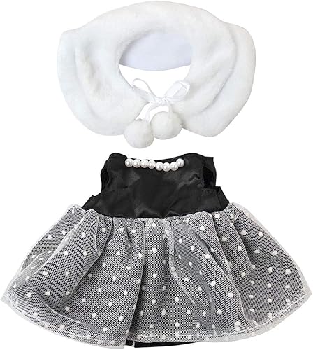 Amazon Co Jp ぬいぐるみ コスチューム カエル かえるのピクルス ドレス ワンピース パーティー アニマル 着せ替え おしゃれ エレガント セット ドット シューズ バッグ