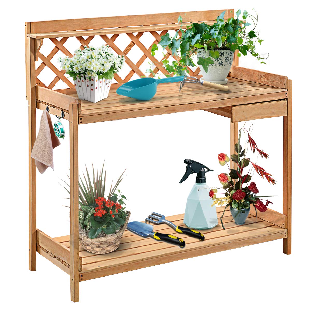 Buy Giantex Potting Bench Garden Potting Benches Outdoor ing and