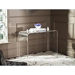 Safavieh Home Collection Atka Console Table, Clear