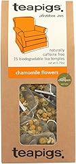 teapigs Chamomile Flowers Tea, 15 Count (Pack of 6)