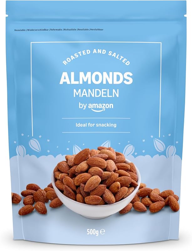 ALMENDRAS TOSTADAS Y SALADAS, 500 g
