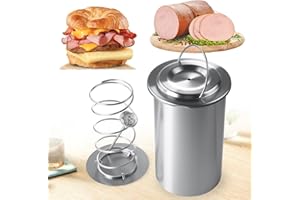 Joyeee Ham Maker - Stainless Steel Round Shape Deli Meat Press Maker Machine for Making Healthy Homemade Meat Sandwich, Seafo