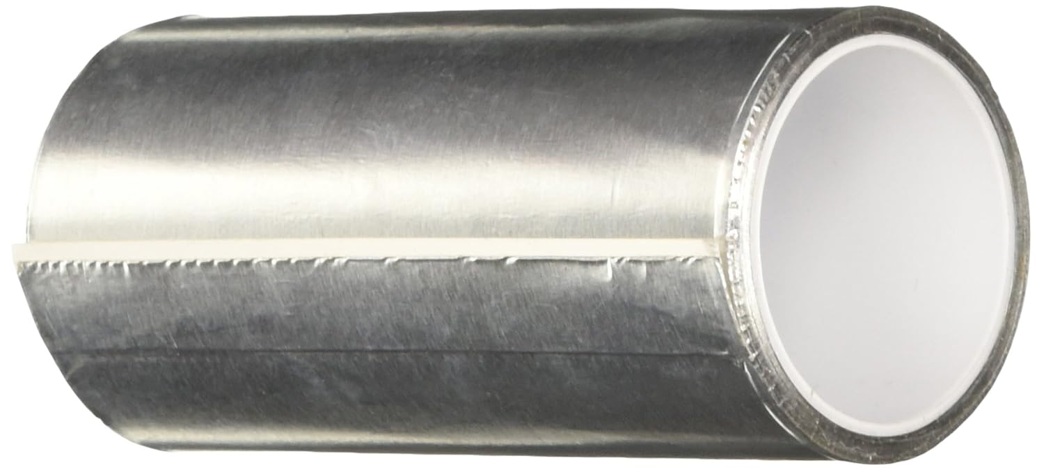 3M 433 Shiny Silver Aluminum Foil Tape, 0.125" width x 5yd length (1 roll)