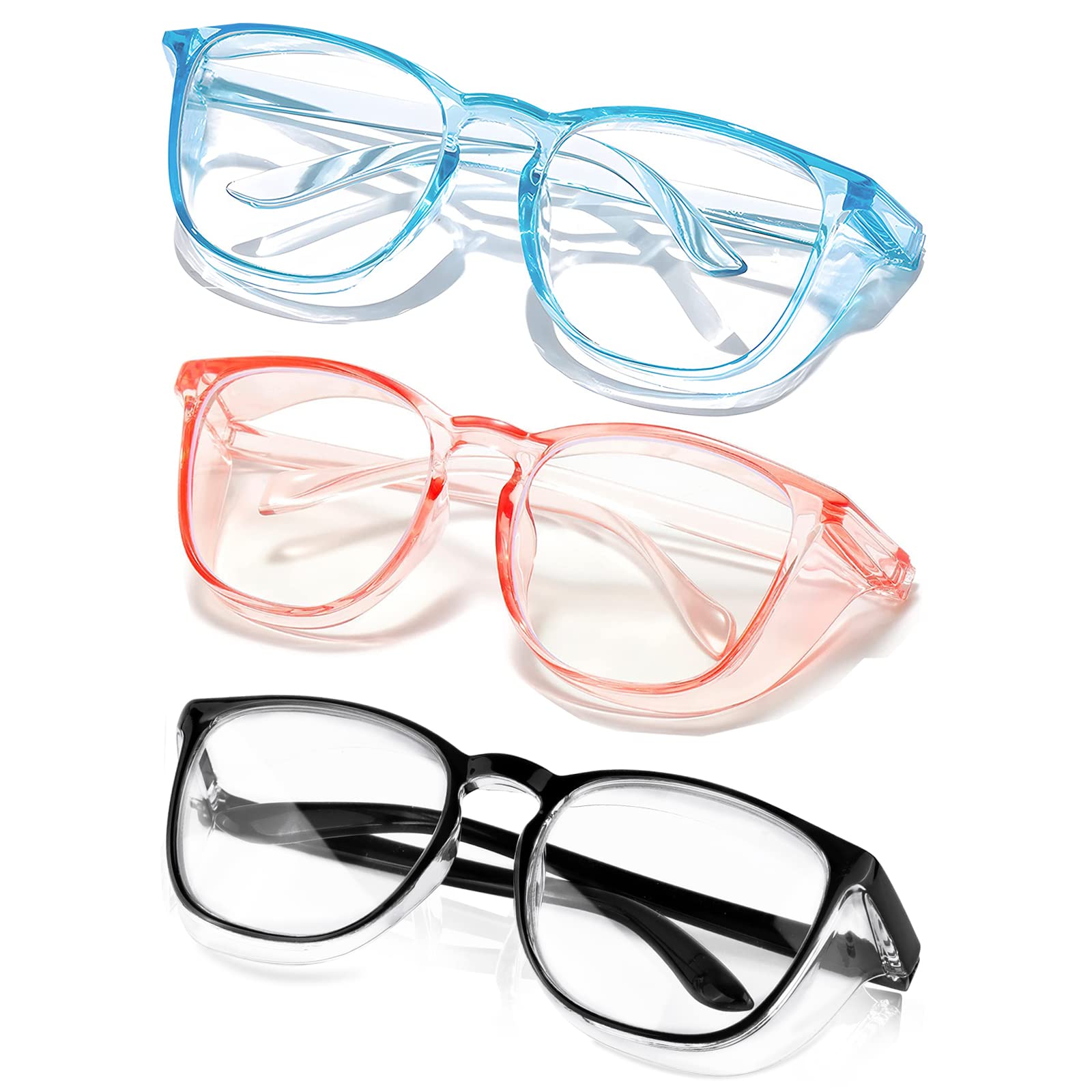 SQIMZAR 3 PCS Safety Glasses Goggles For Women