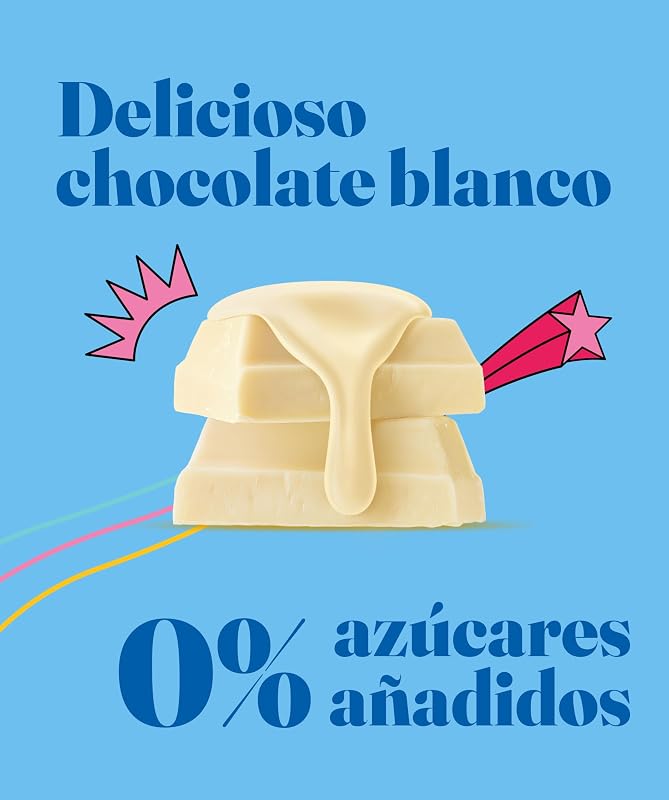 Barras de Cereais 0% Chocolate Branco, 10x6x20 g