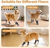 PICK FOR LIFE 2 Pairs Anti-Slip Dog Socks with Grips Size S Grey view 9