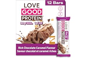 Love Good High Protein Bars | Protein + Collagen | Non-GMO | Keto Snack | Low Sugar, Low Carb, Gluten Free | Rich Chocolate C