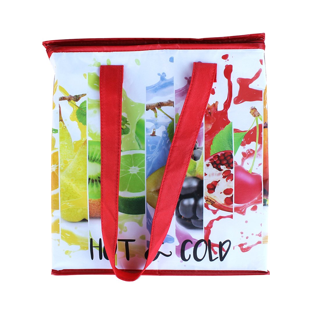 Earthwise Insulated Reusable Grocery Bag Shopping Tote with Zipper Top