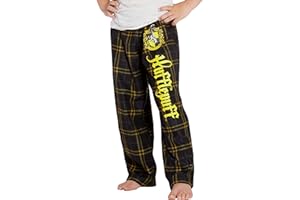 INTIMO Harry Potter Big Boys Houses Plaid Pajama Lounge Pants