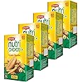 BRITANNIA Nutri Choice 5 Grain Digestive Biscuits 8.81oz (250g) - Healthy Breakfast & Tea Time Snacks (Pack of 4)