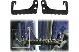 Timilge Front Door Limiting Straps Extension Bracket for 2007-2018 Wrangler JK JKU Heavy Duty Door Strap Extension Brackets