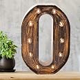 Pooqla Vintage Light Up Marquee Letters With Lights U2013 Illuminated Industrial Style Lighted Alphabet Letter Signs U2013 Coffee Bar Apartment Bedroom Wall Home Initials Decor A-Z | Country Walkin