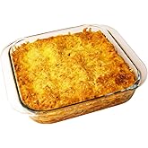 CGNWEEPS 9×9in Square Glass Baking Dish, 2.4QT Glass Baking Pan, Baking Dishes for Oven