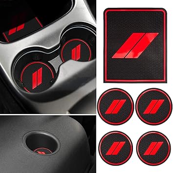 Amazon Com Auovo Anti Dust Mats For Journey Accessories 2021 2020 2019 2018 2011 2020 Custom Fit Center Console And Cup Holder Liners Mats Red Automotive