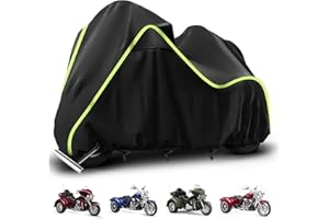 Q QUNSUNUS QUNSUNUS 3 Wheel Motorcycle Cover Harley Davidson, Tri Glide Ultra Covers Fit for Trike Models Freewheeler Heavy Duty Waterproof Protection